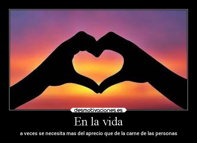 En la vida -
