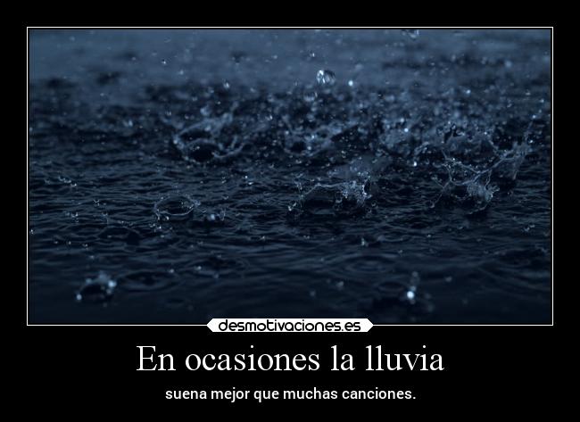 En ocasiones la lluvia - 