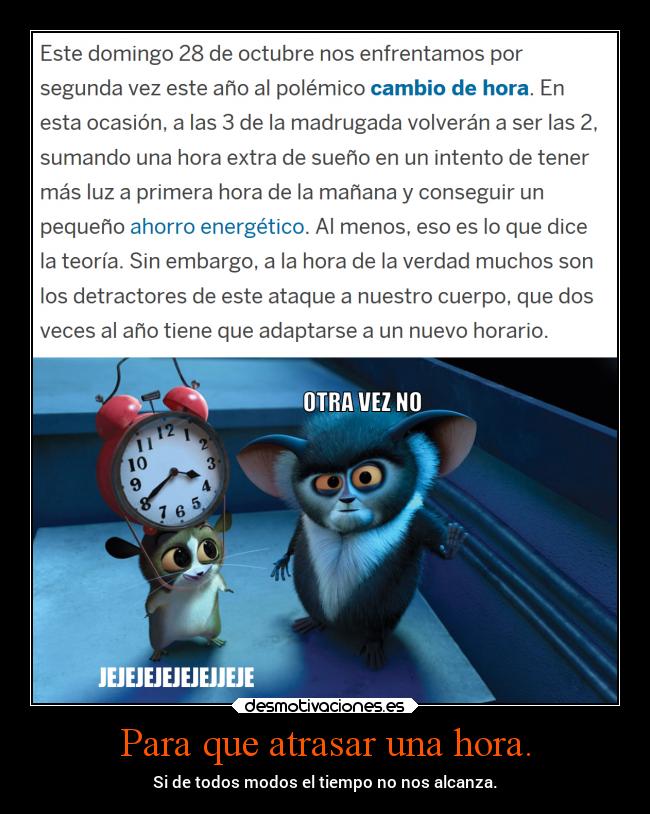 carteles vida tiempo desmotivaciones