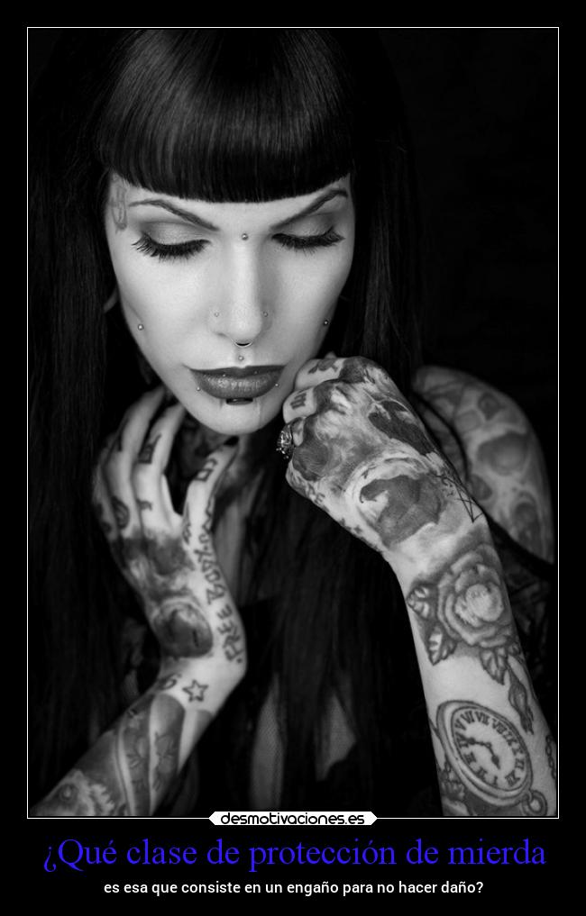 ¿Qué clase de protección de mierda - 