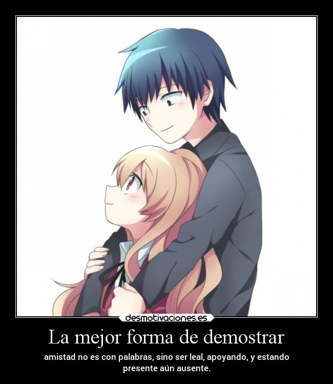 carteles anime amigos amistad frases desmotivaciones