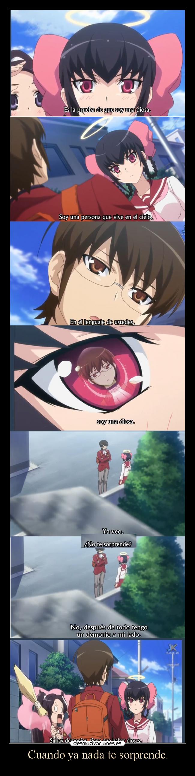 Cuando ya nada te sorprende. -