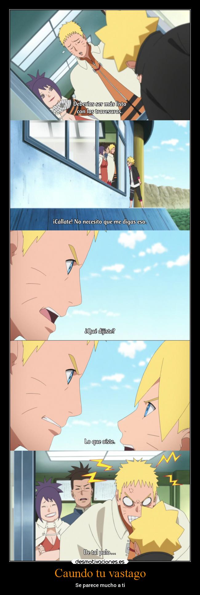 Caundo tu vastago - Se parece mucho a ti