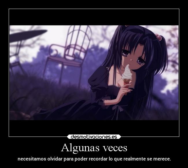 Algunas veces -