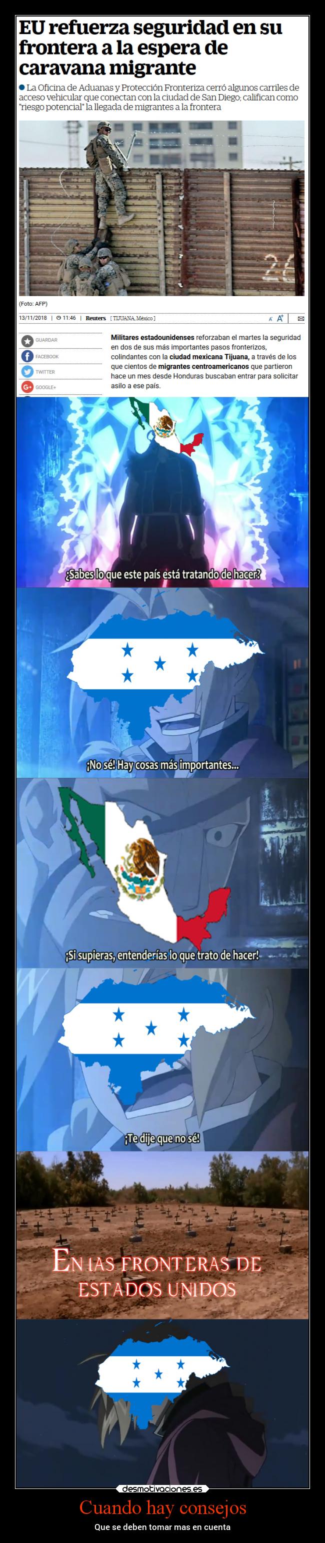 Cuando hay consejos - Que se deben tomar mas en cuenta