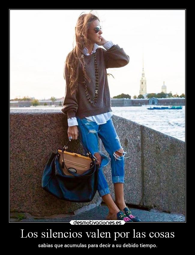 Los silencios valen por las cosas - 
