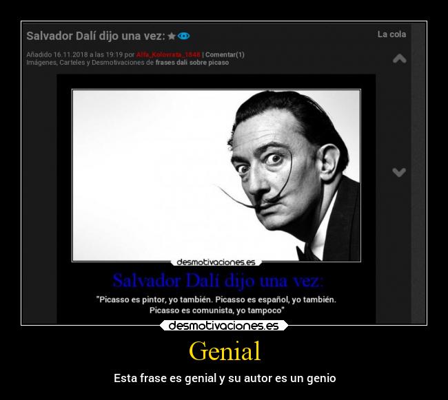 carteles frases dali repeticion desmotivaciones