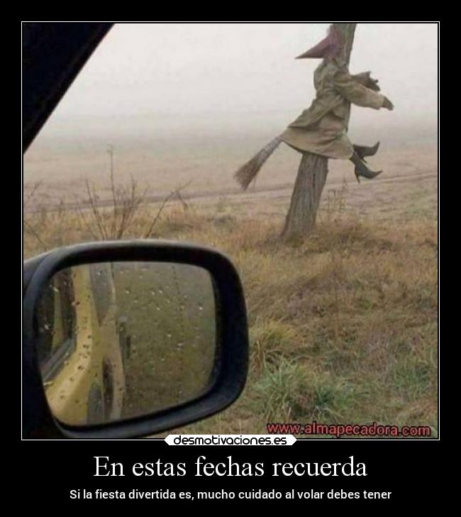 En estas fechas recuerda - Si la fiesta divertida es, mucho cuidado al volar debes tener