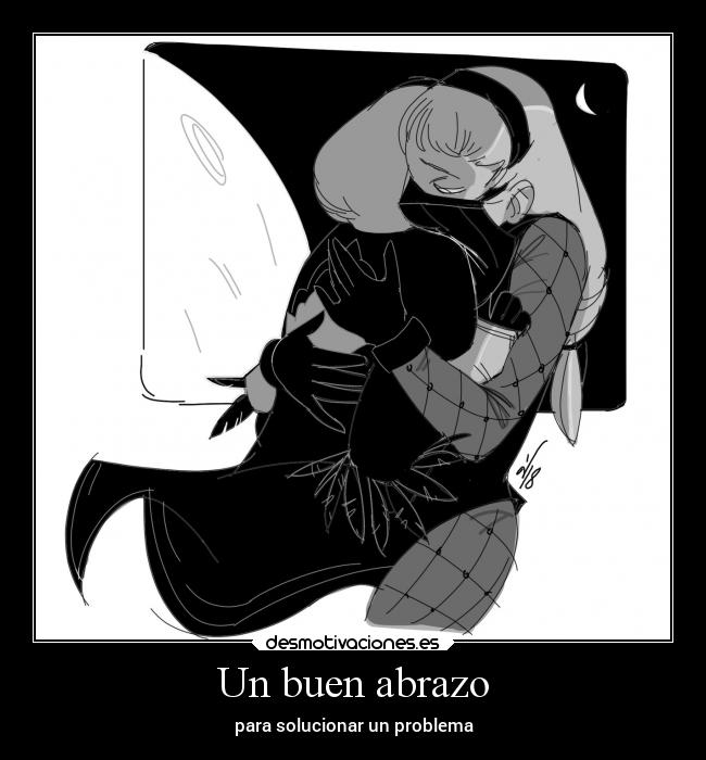 Un buen abrazo - para solucionar un problema