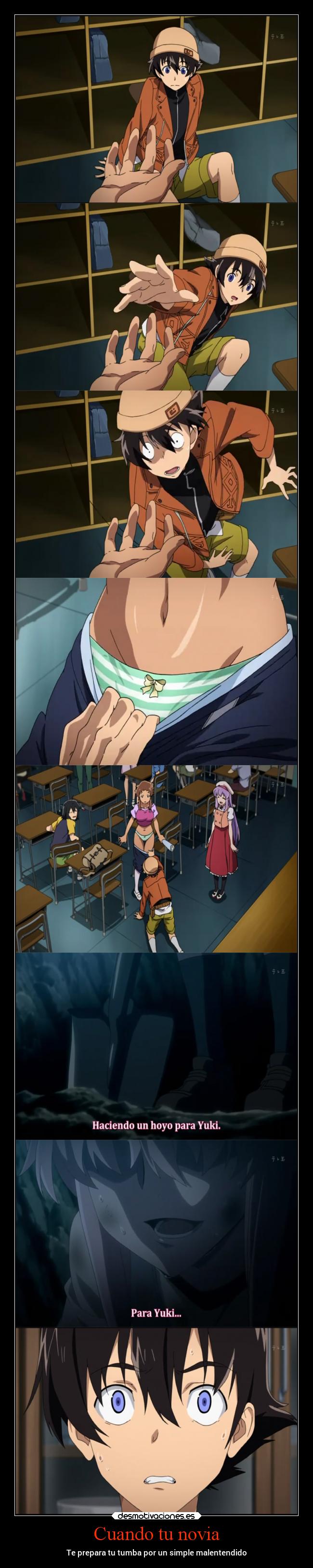 Cuando tu novia - Te prepara tu tumba por un simple malentendido