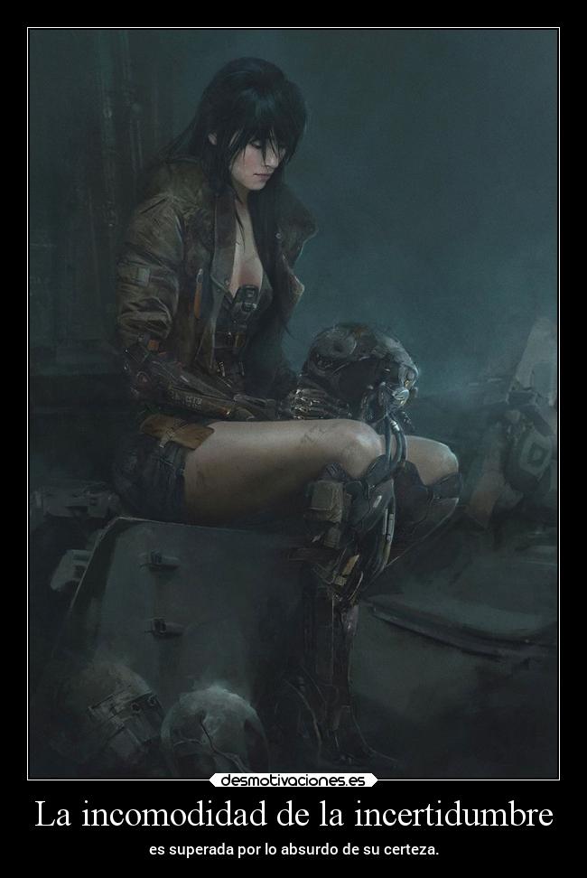 carteles pensamientos anuchka absurdo desmotivaciones