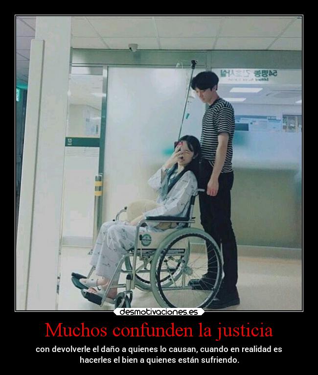 Muchos confunden la justicia - 