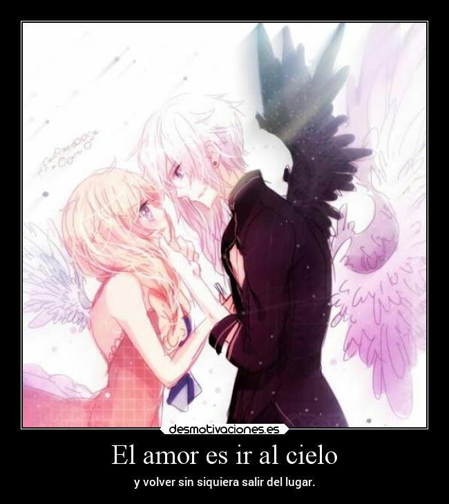 carteles amor anime amor frases desmotivaciones