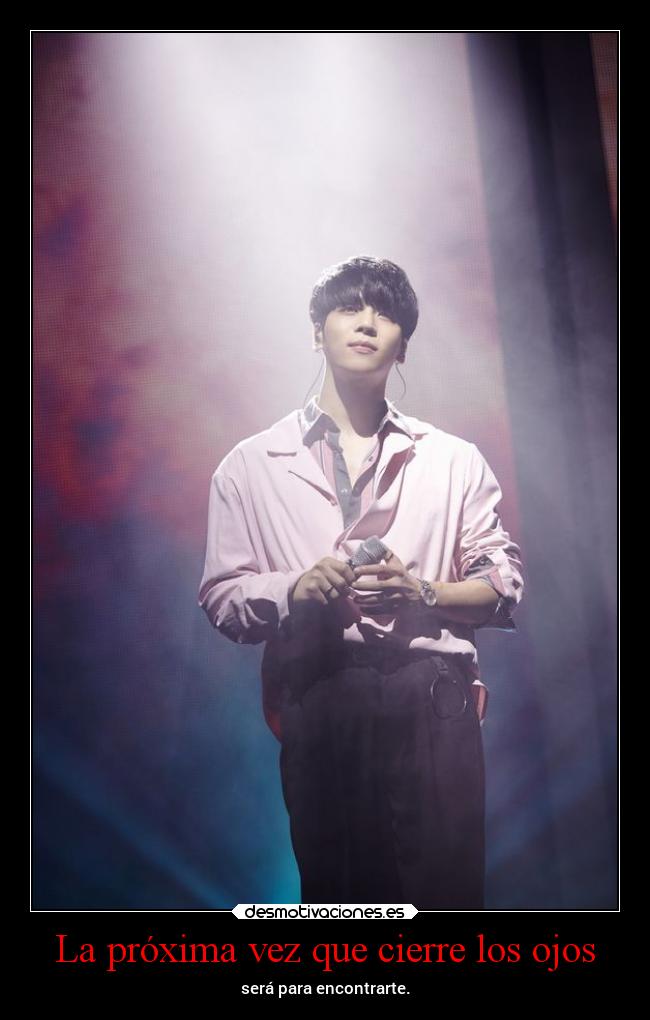 La próxima vez que cierre los ojos - 