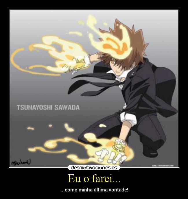 carteles arte alma anime confianza katekyohitmanreborn desmotivaciones