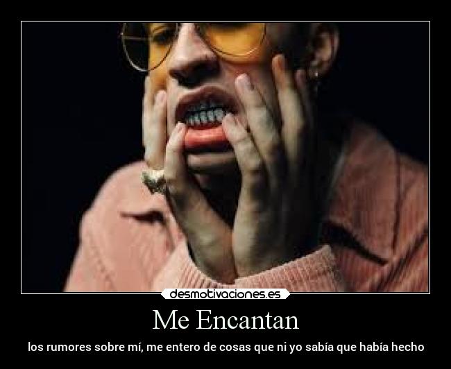 Me Encantan - los rumores sobre mí, me entero de cosas que ni yo sabía que había hecho
