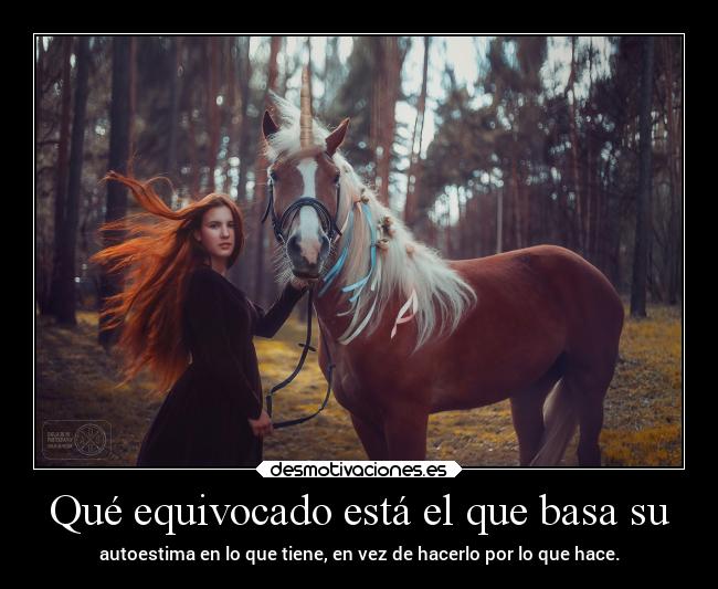 Qué equivocado está el que basa su - 