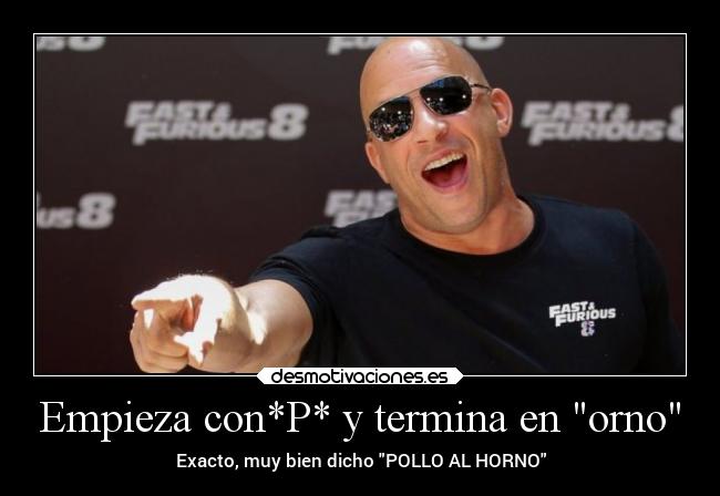 Empieza con*P* y termina en orno -