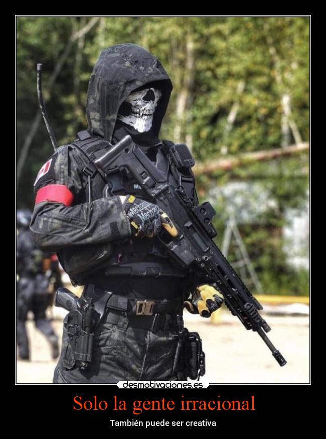 Solo la gente irracional - También puede ser creativa