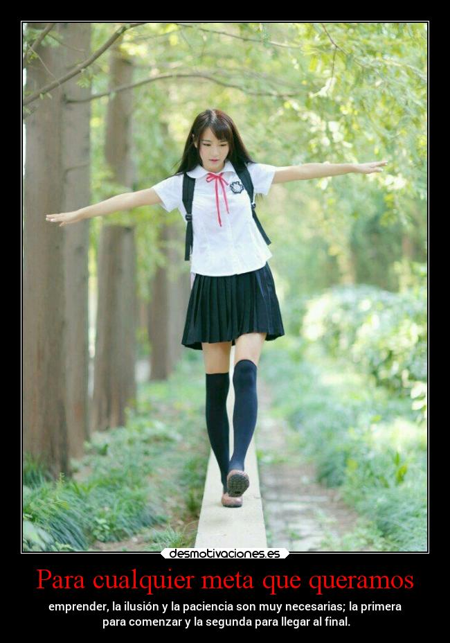 Para cualquier meta que queramos - 