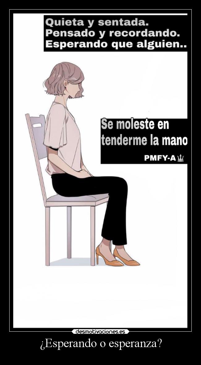 ¿Esperando o esperanza? -