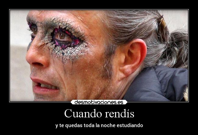 Cuando rendís - 