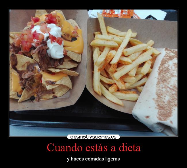 Cuando estás a dieta - 