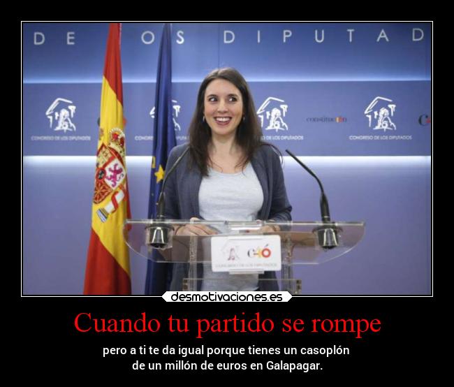 carteles humor politica podemos lalalalalala godricvampire666 desmotivaciones