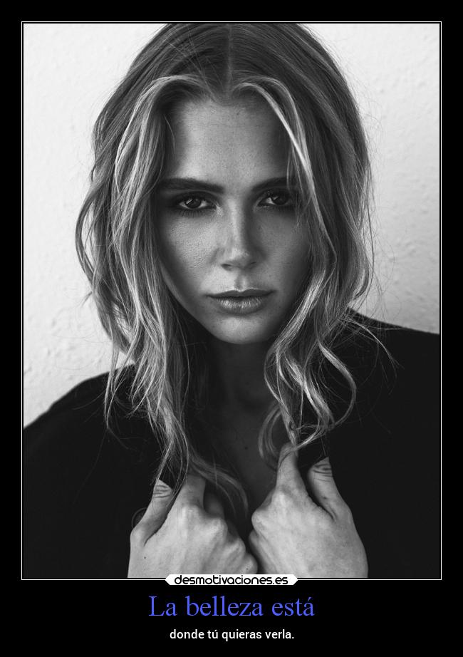 La belleza está - 