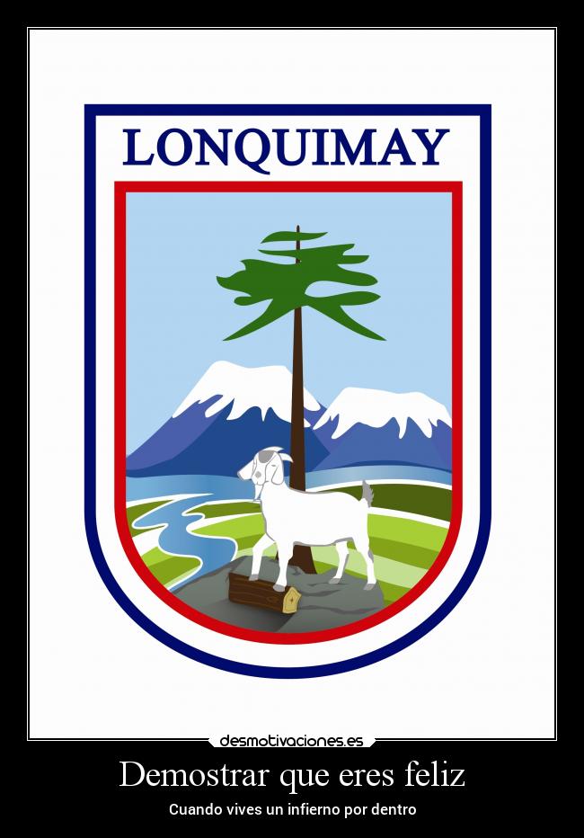 Demostrar que eres feliz - Cuando vives un infierno por dentro