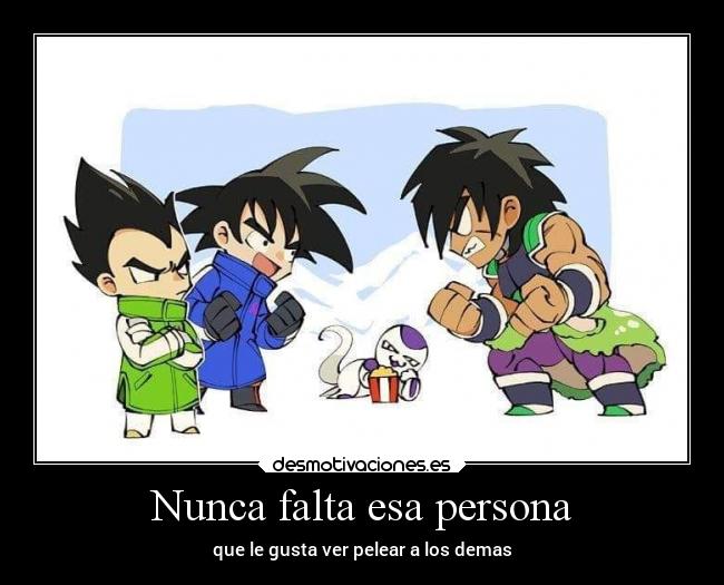 Nunca falta esa persona - que le gusta ver pelear a los demas