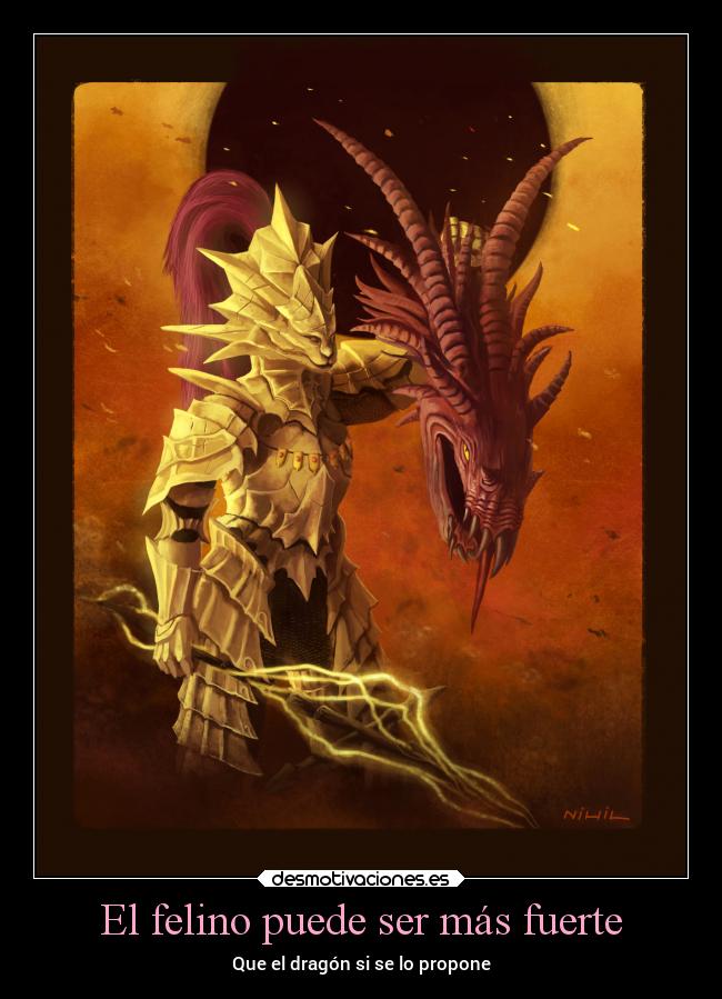 El felino puede ser más fuerte - 