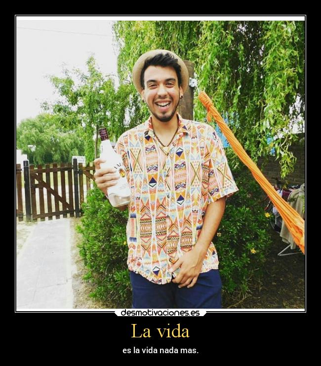 La vida - es la vida nada mas.