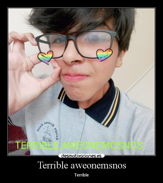 Terrible aweonemsnos - 