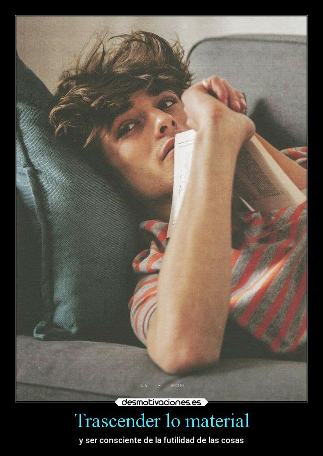 Trascender lo material -