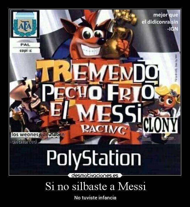 carteles amigos pecho frio messi desmotivaciones