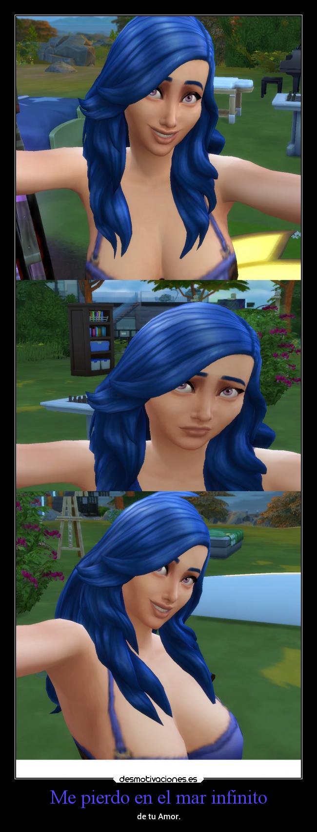 Me pierdo en el mar infinito - de tu Amor.