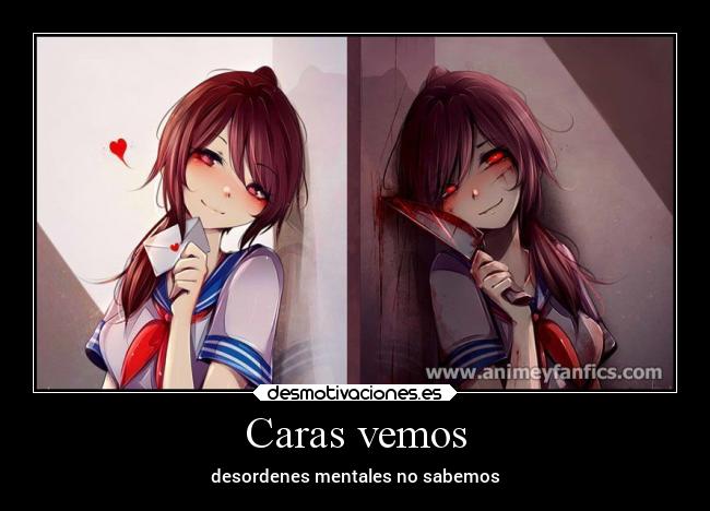 Caras vemos - desordenes mentales no sabemos