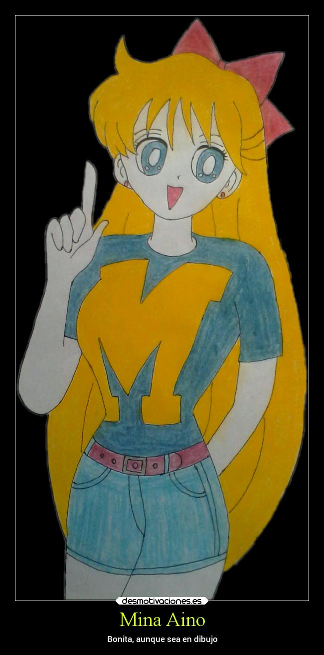 Mina Aino - Bonita, aunque sea en dibujo