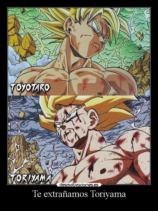 Te extrañamos Toriyama -