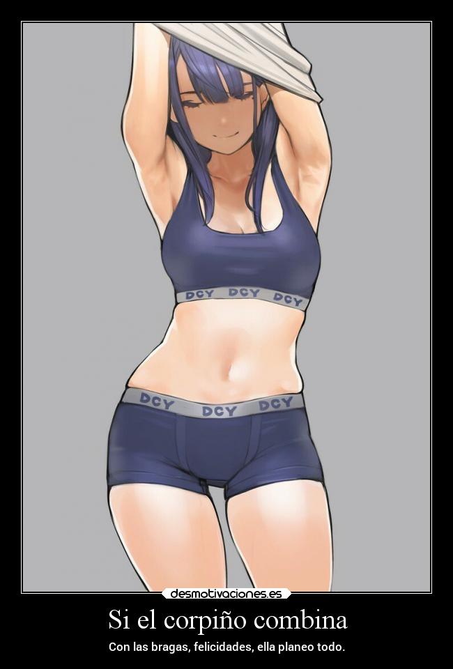Si el corpiño combina - Con las bragas, felicidades, ella planeo todo.