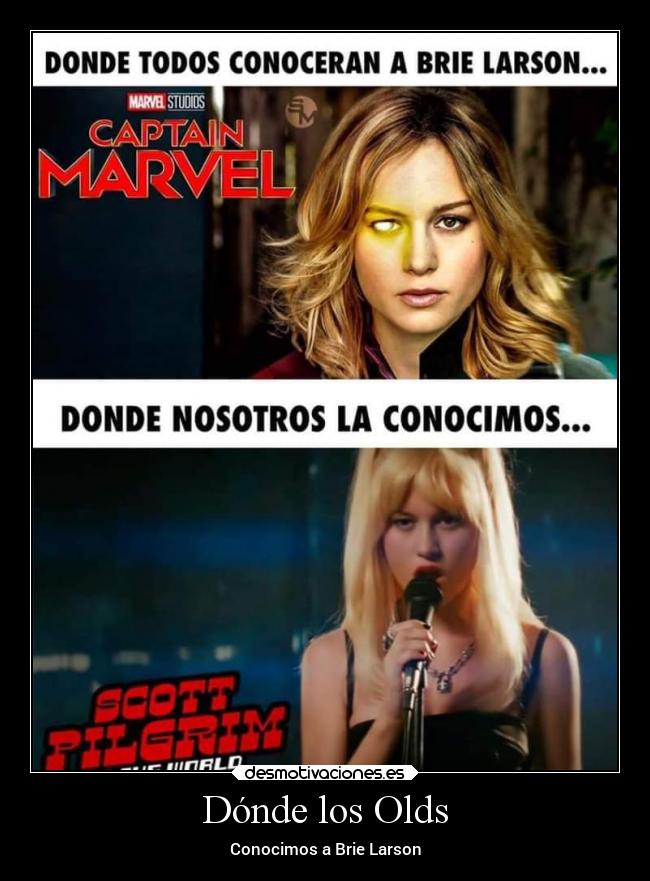 Dónde los Olds - Conocimos a Brie Larson