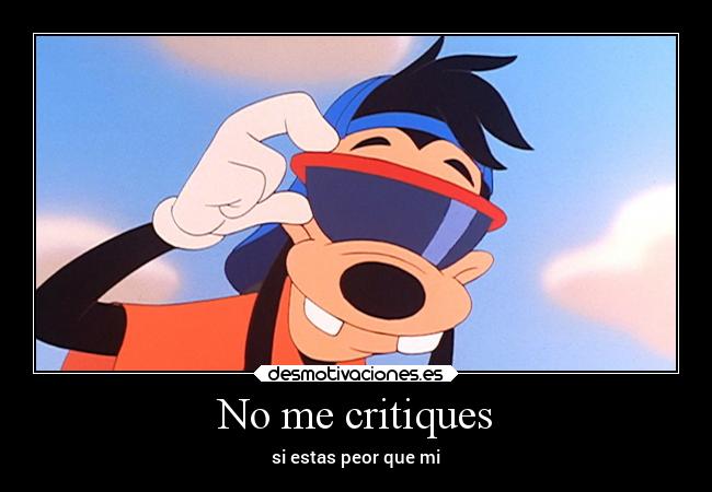 No me critiques - 