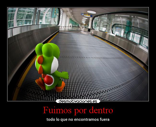 Fuimos por dentro - todo lo que no encontramos fuera