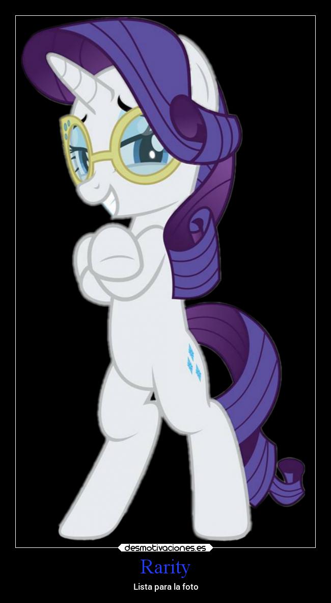 Rarity - Lista para la foto