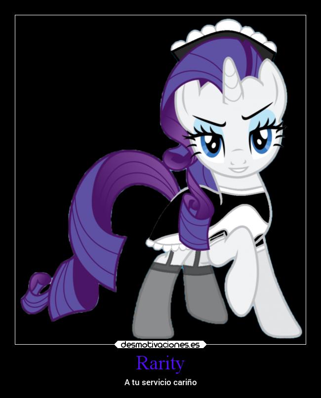 Rarity - A tu servicio cariño