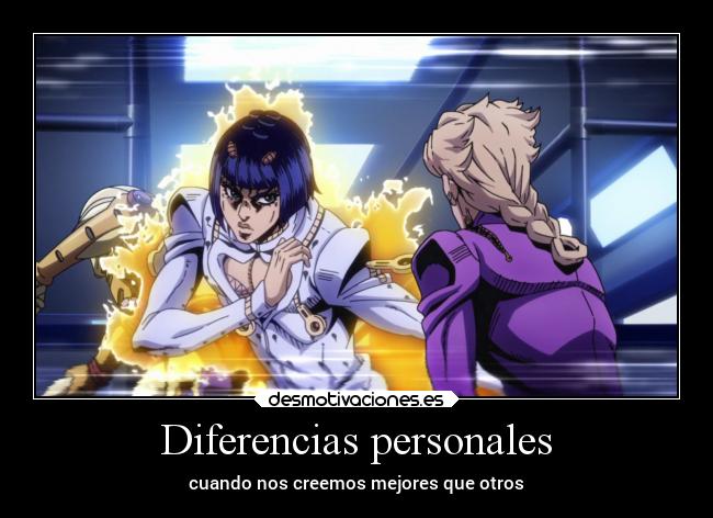 Diferencias personales - cuando nos creemos mejores que otros