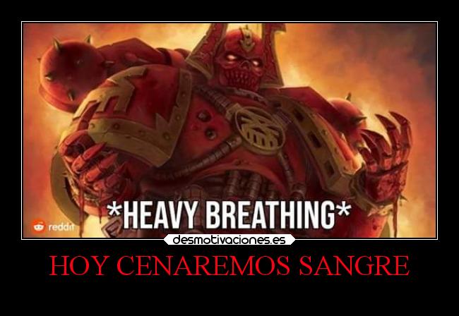 HOY CENAREMOS SANGRE -