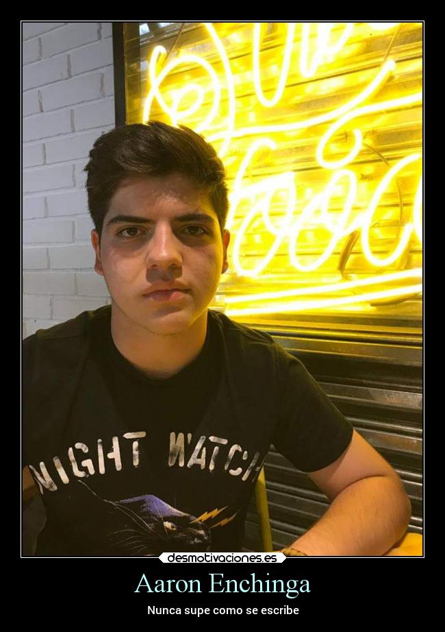 Aaron Enchinga - Nunca supe como se escribe