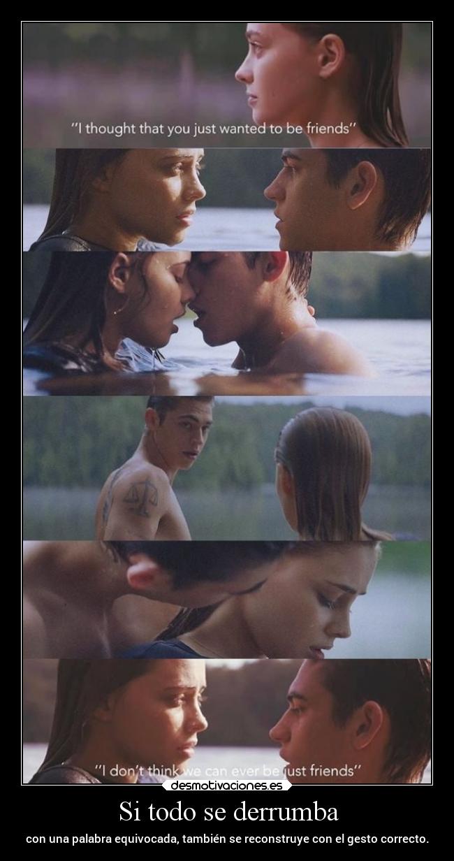 Si todo se derrumba - con una palabra equivocada, también se reconstruye con el gesto correcto.